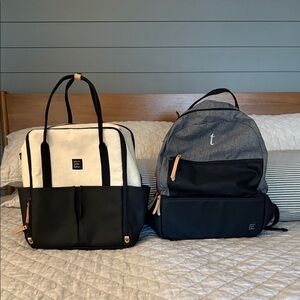 Petunia Pickle Bottom Axis Diaper Bag Bookbag Set (2)